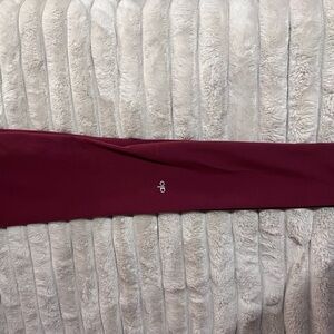 Red/Burgandy Alo Leggings